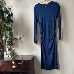 Banana Republic Deep Blue Soft Luxe Dress